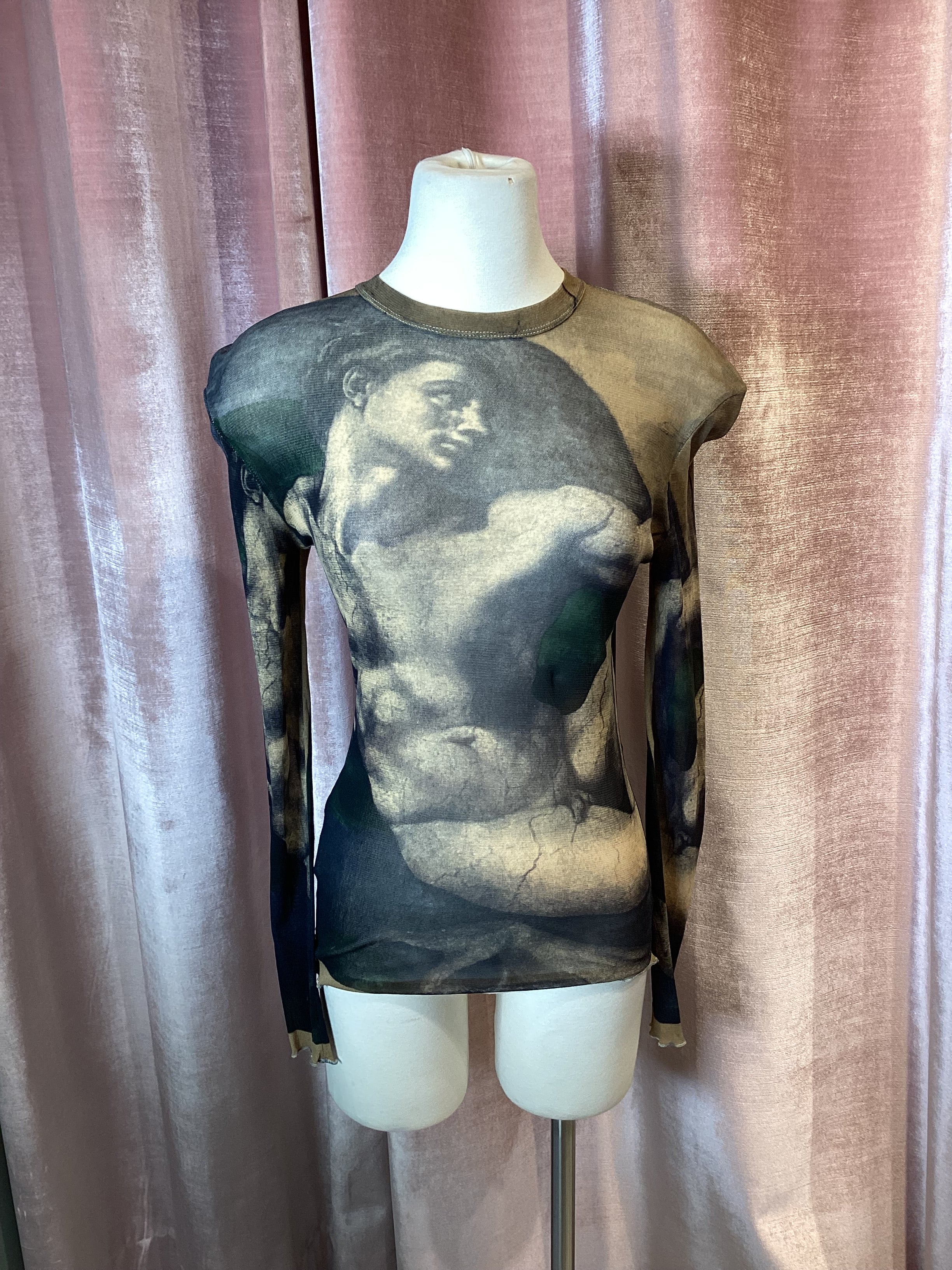 Y2K 90s Jean Paul Gaultier Maille Creation of Adam Michel Angelo