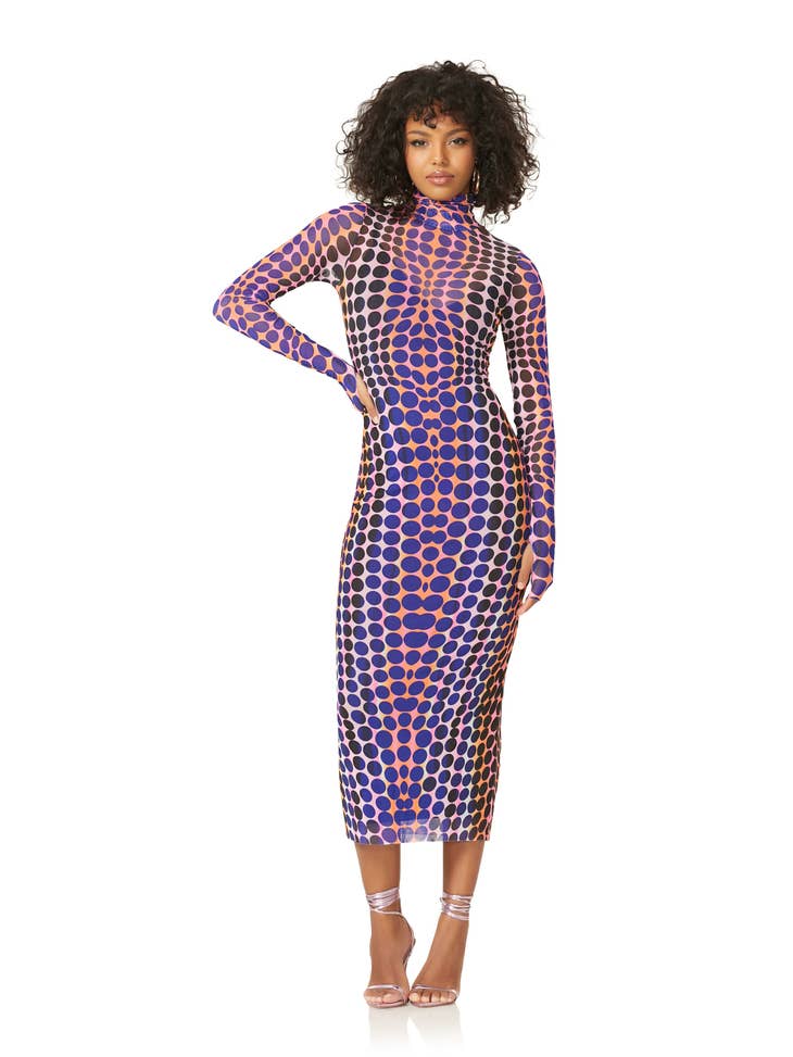 african black tie dress code AFRM - Shailene Mesh Dress