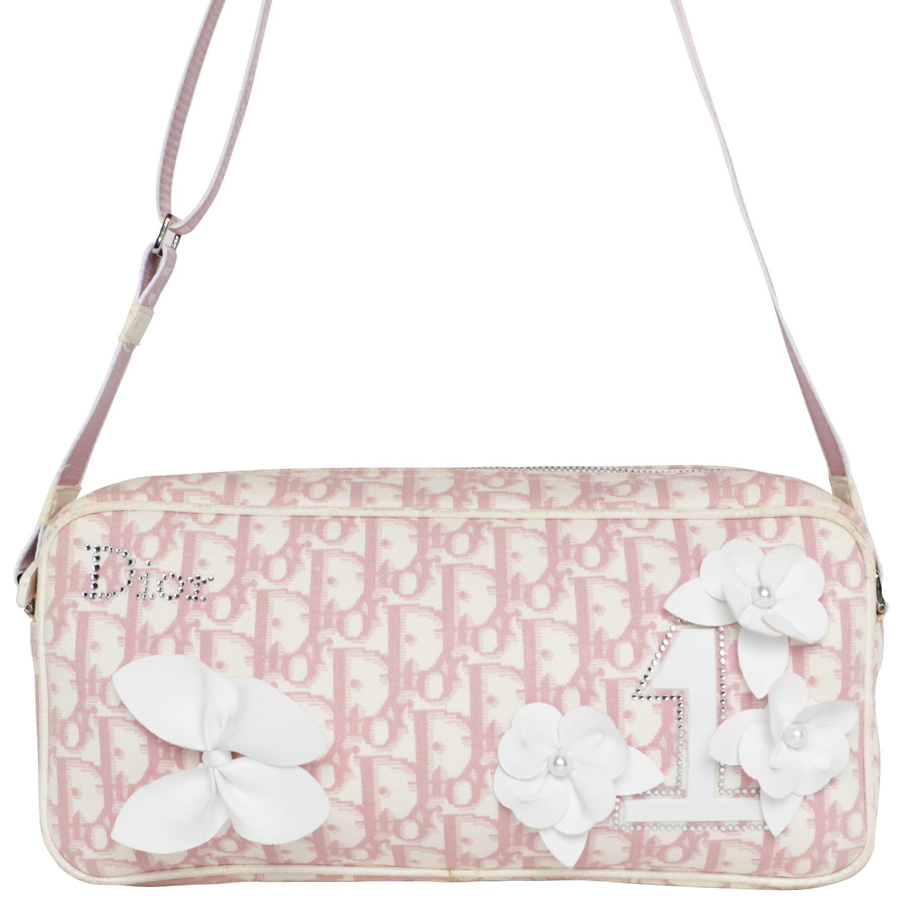 Dior pink hot sale monogram bag