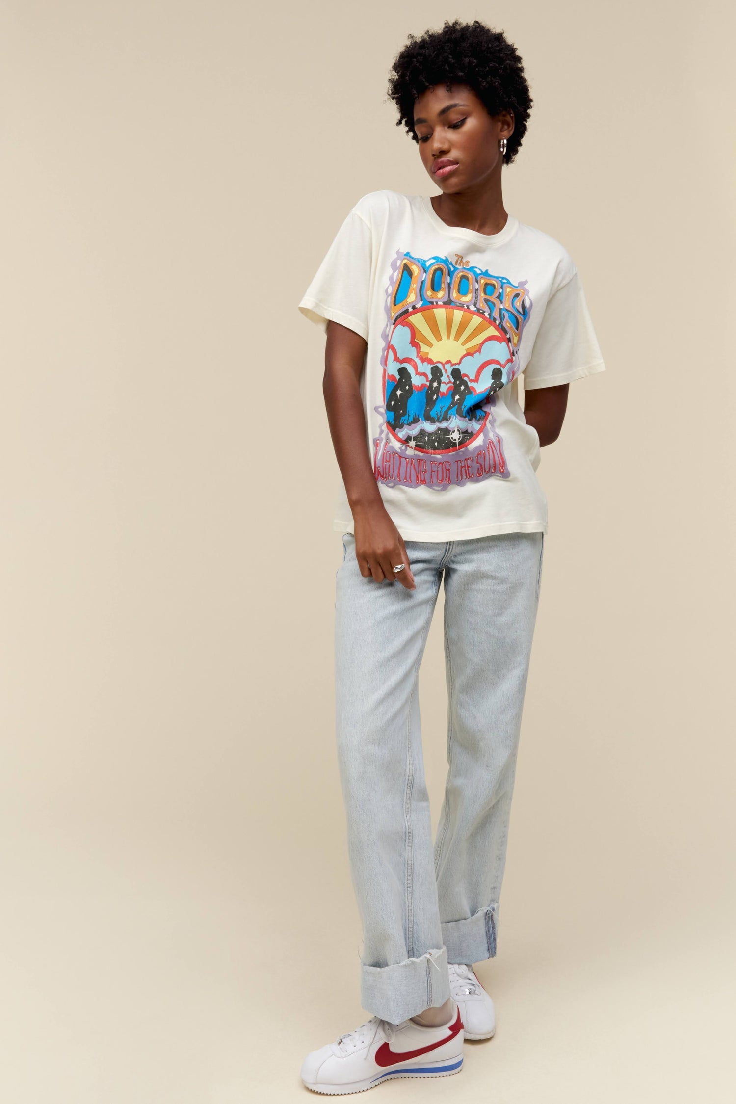 The Doors Waiting for the Sun ビンテージTシャツ The Doors Waiting For The Sun Tour Shirt 2009 Yellow Double