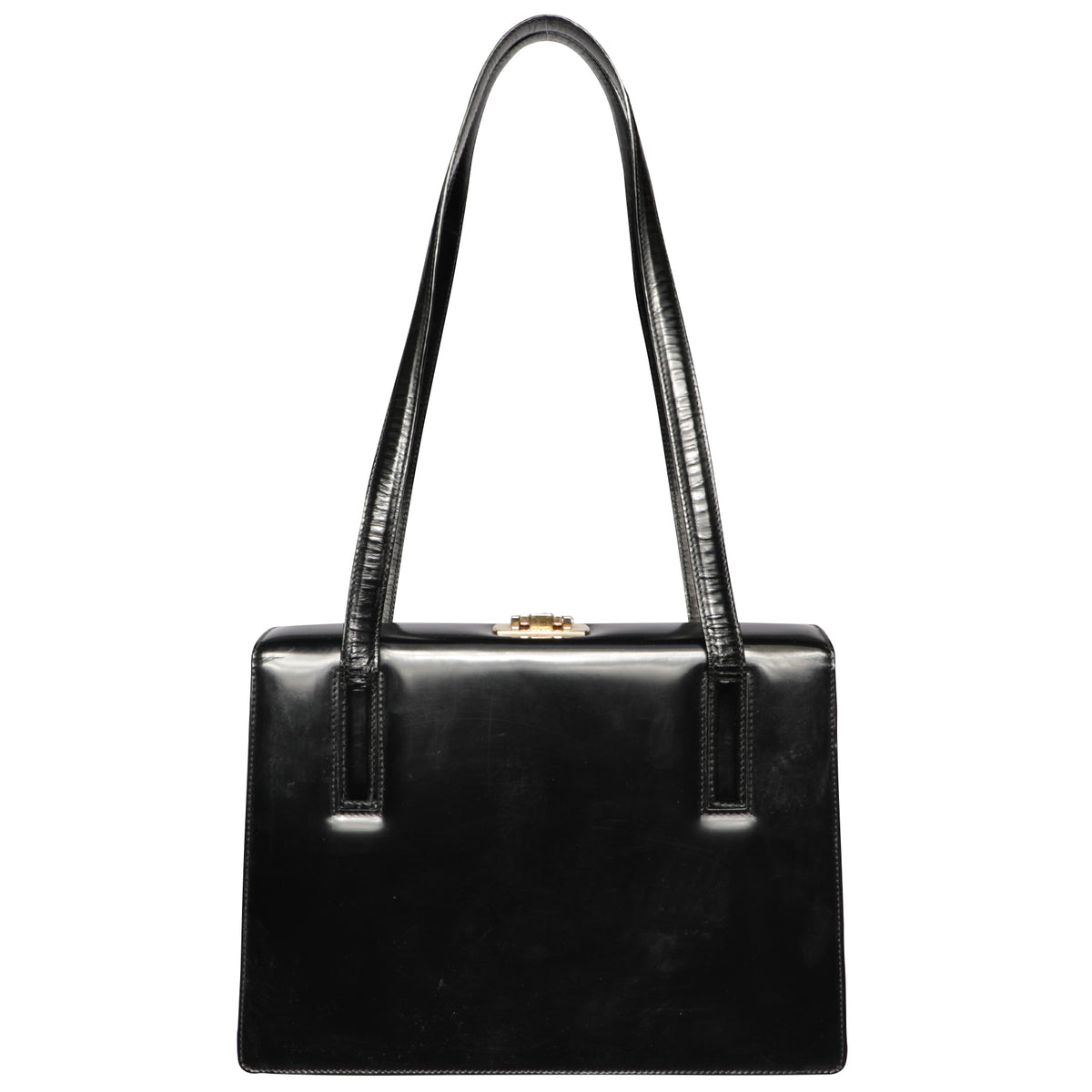 Salvatore Ferragamo Leather 3 Compartment Shoulder Bag