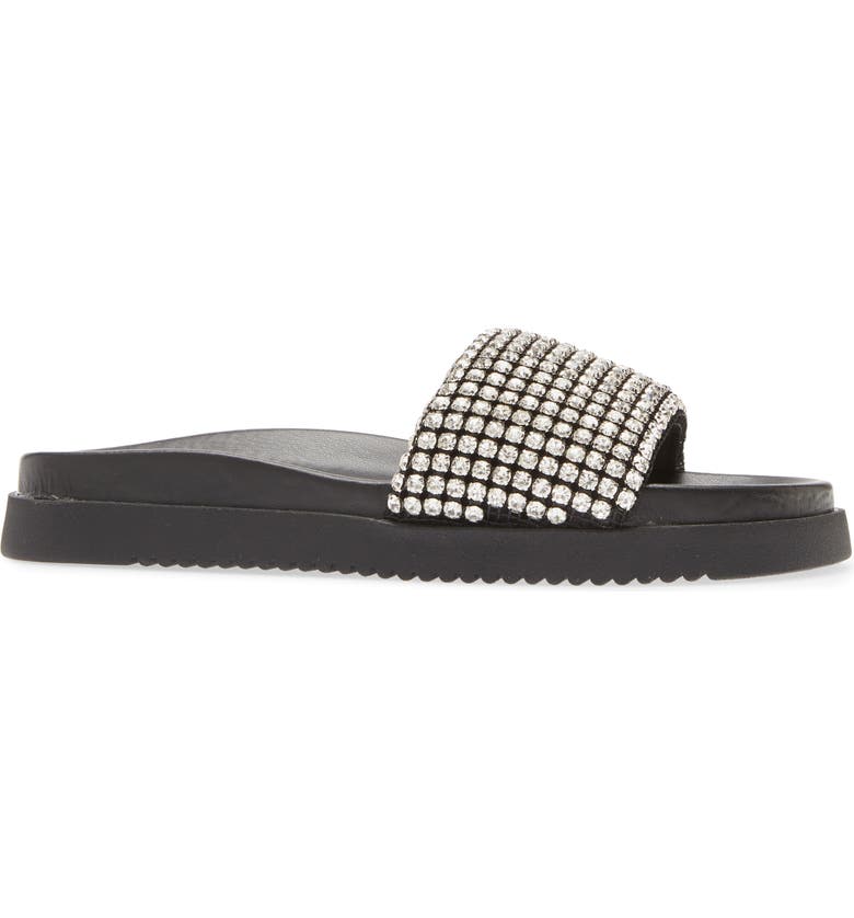 Steve madden jeweled online slides