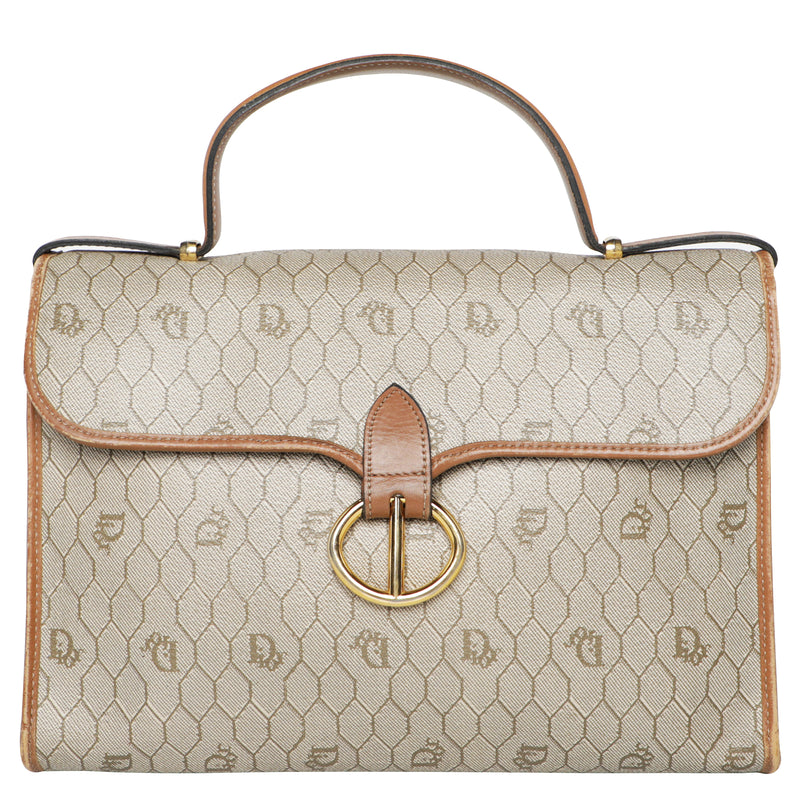 Dior, Bags, Christian Dior Vintage Leather Bag Pochette Mini Womens Gold  Hardware