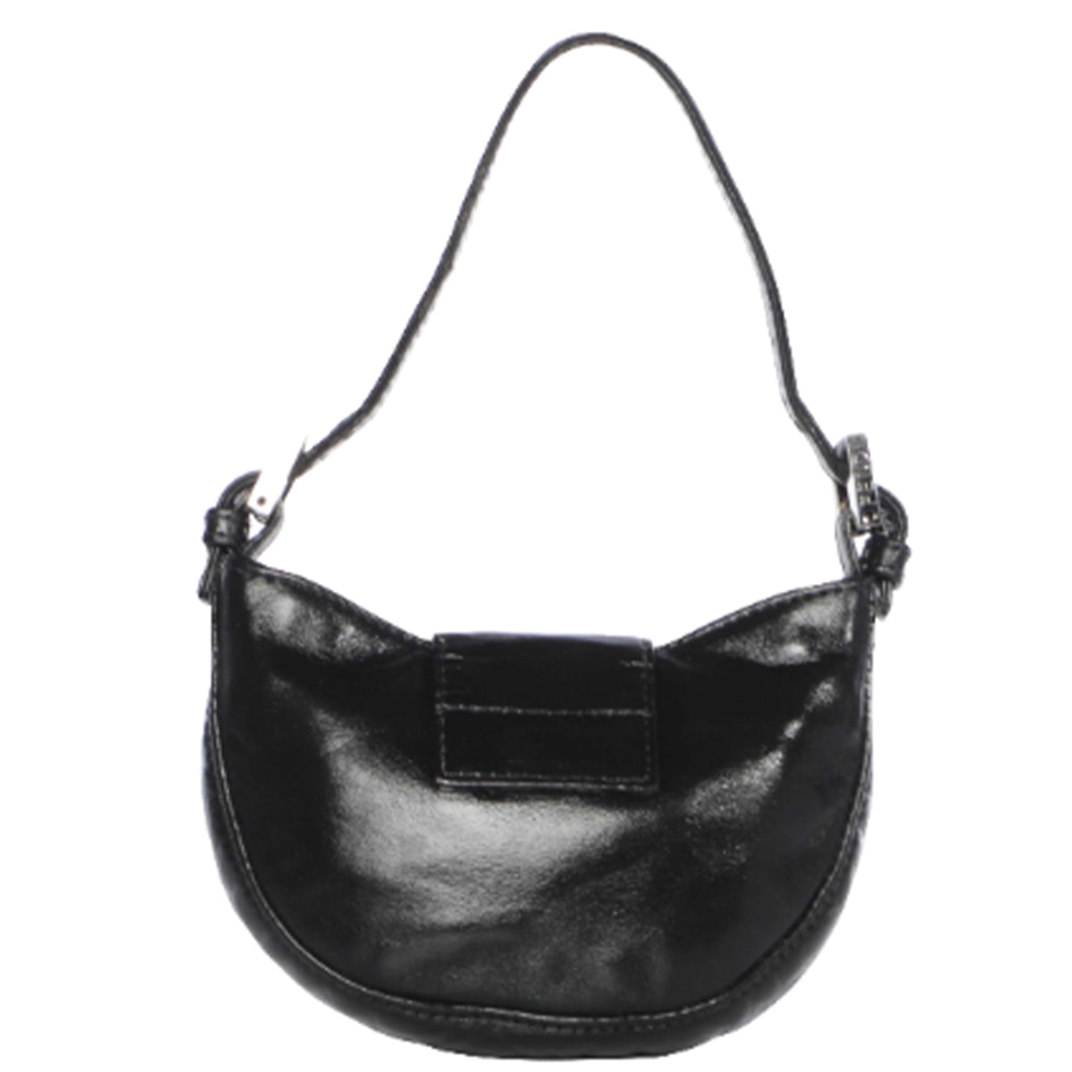 Vintage Fendi Mini Micro Baguette Leather Shoulder Bag
