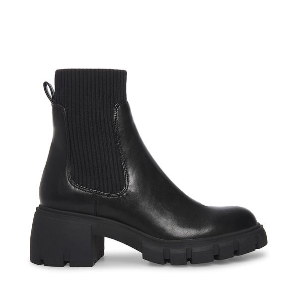 Steve Madden Hutch Chelsea Chunky Platform Sock Boots Black Mint Market
