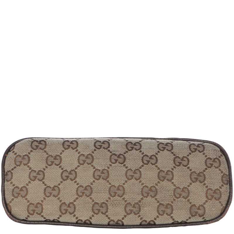 Vintage Y2K Gucci GG Web Monogram Canvas Leather Shoulder Bag - Pink – Mint  Market