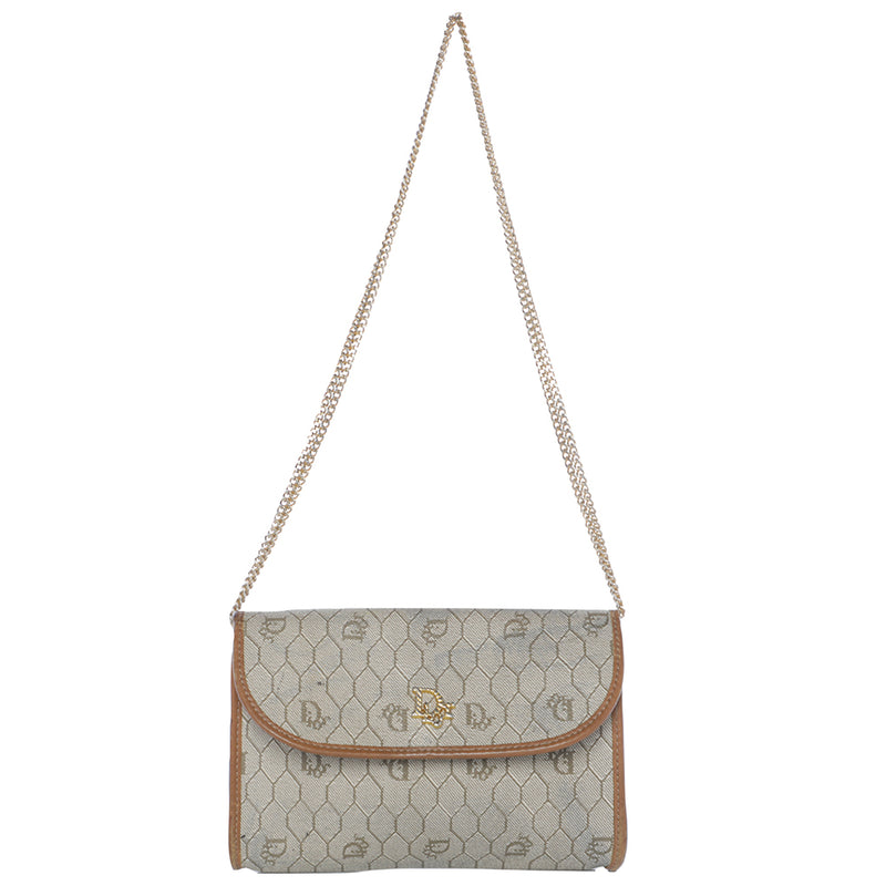 religie Spaans Staat Vintage Christian Dior Honeycomb Logo Monogram Mini Shoulder Bag – Mint  Market
