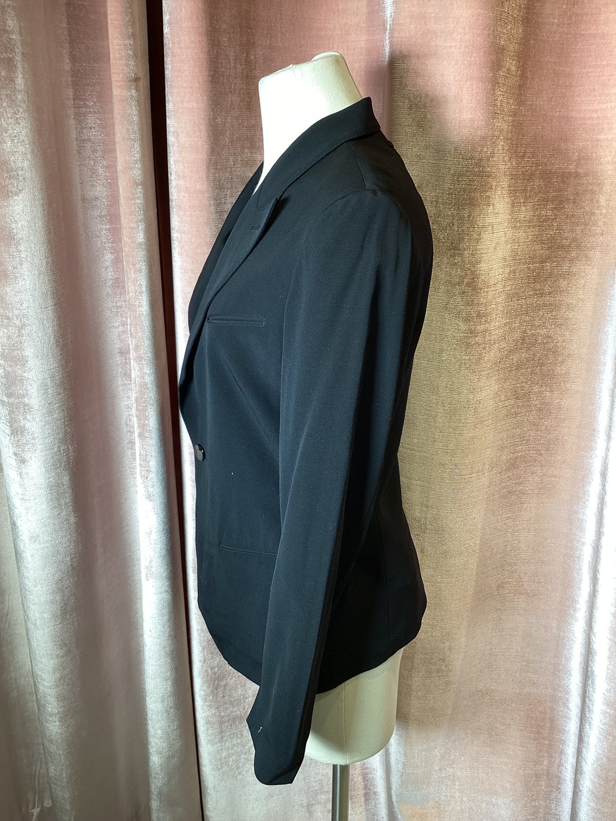 Vintage 90s Y2K Jean Paul Gaultier femme black blazer with vest