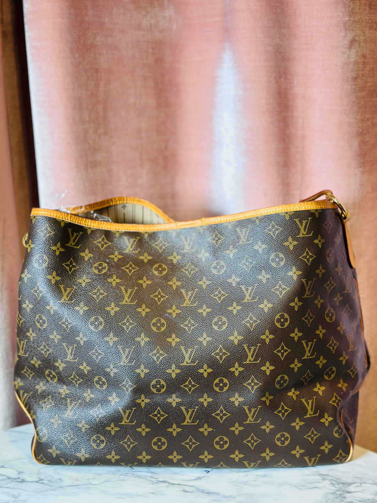 Y2K Louis Vuitton delightful GM leather monogram hobo oversized shoulder bag