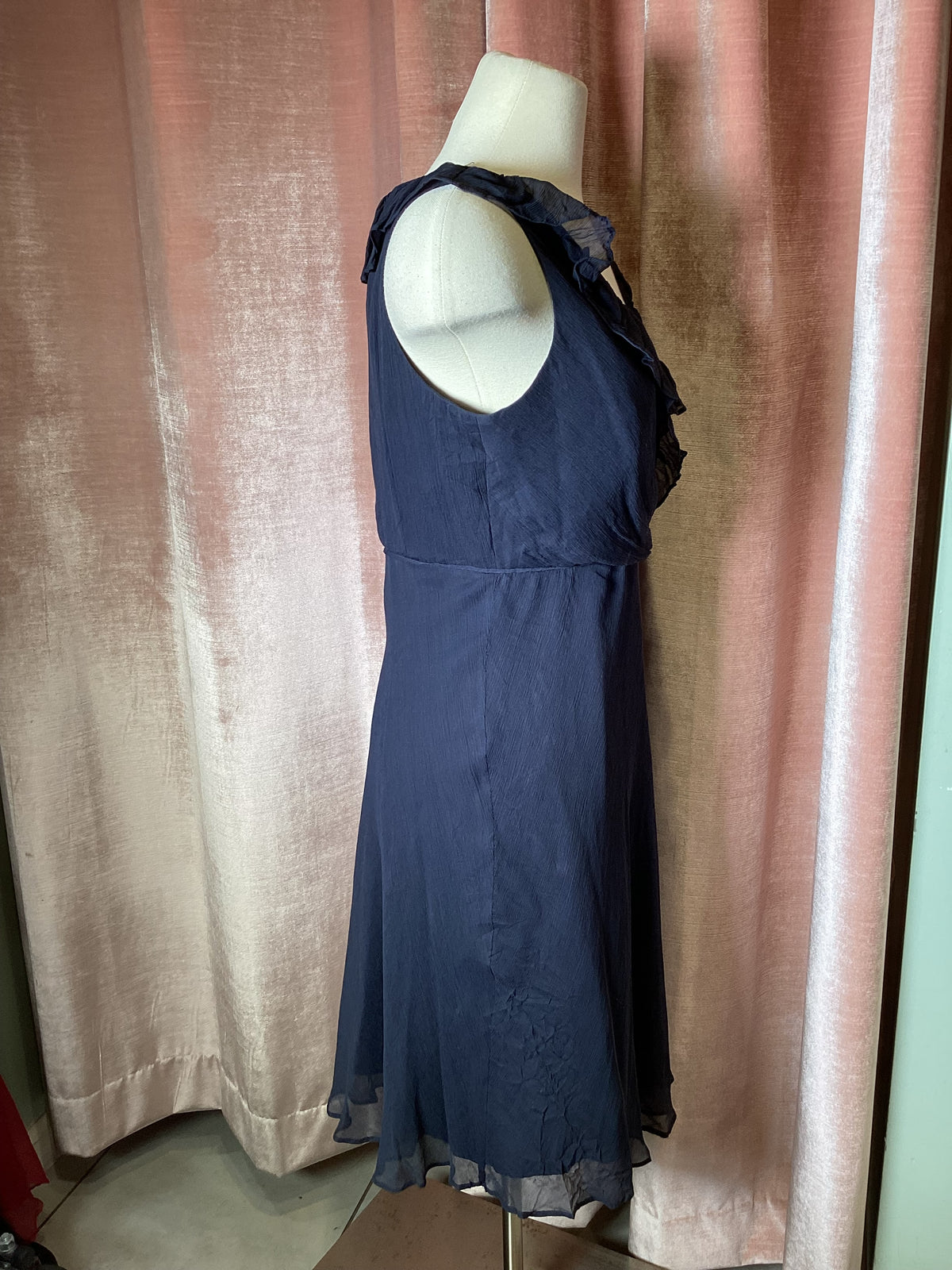 Vintage Y2K Empire Waist Babydoll Party Mini Dress