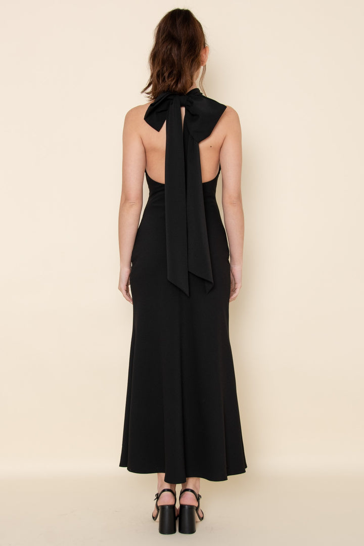 Camille High Neck Jersey Halter Maxi Dress Large Camille High Neck Jersey Halter Maxi Dress Large