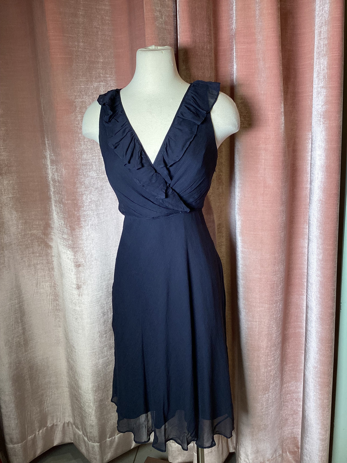 Vintage Y2K Empire Waist Babydoll Party Mini Dress