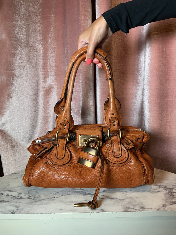 Vintage Chloe paddington satchel shoulder bag