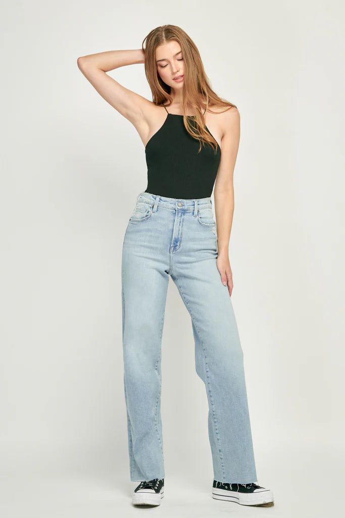 Logan R Net Washing LOGAN LIGHT WASH CLEAN CLASSIC STRETCH DAD JEAN – Mint Market