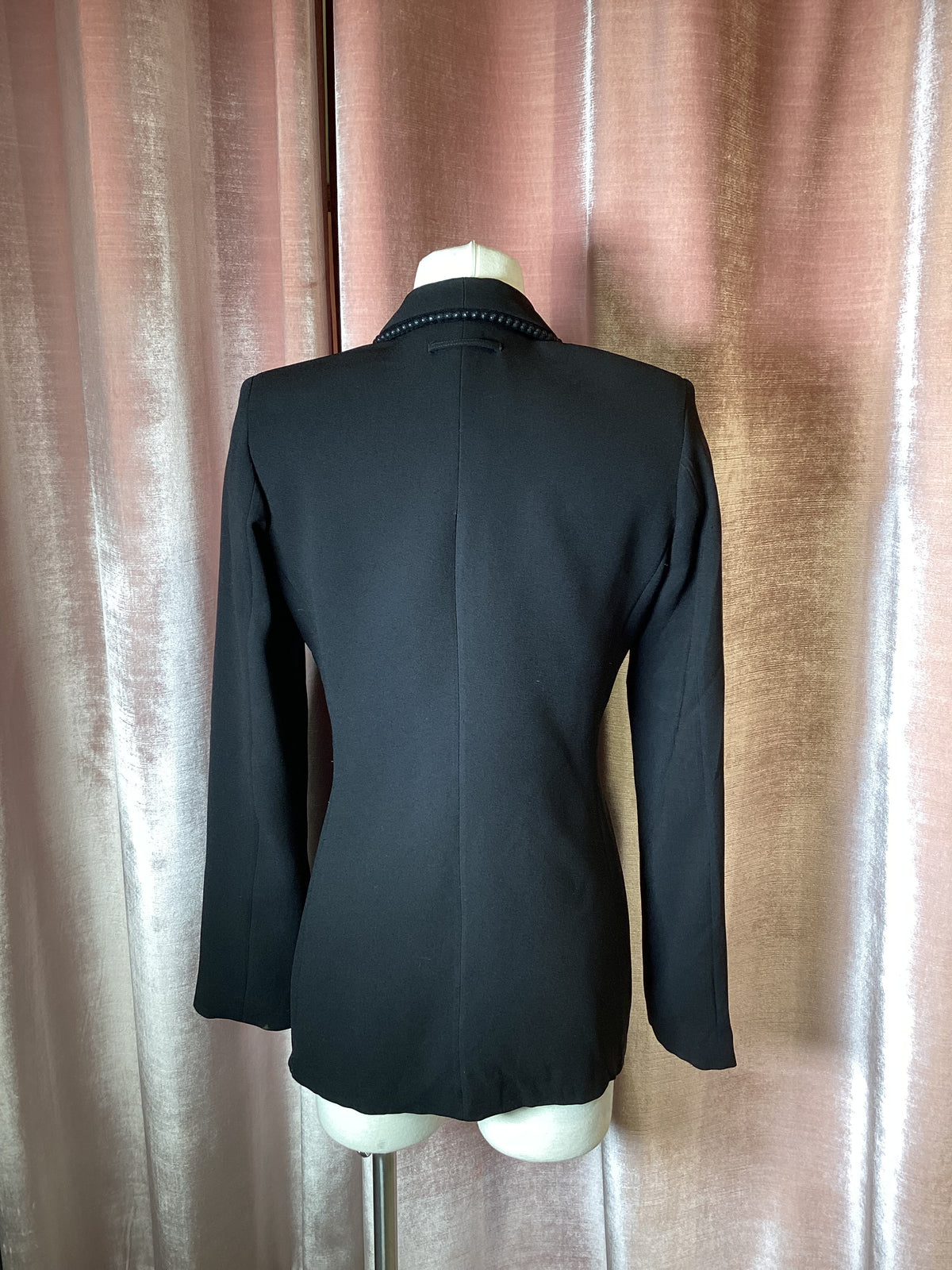 Vintage 90s Y2K Jean Paul Gaultier femme blazer with Pearl trim shawl collar