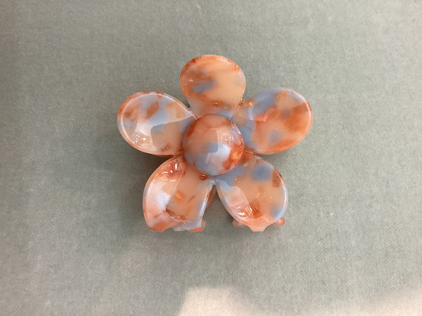 Flower Power Tortoise Hairclips