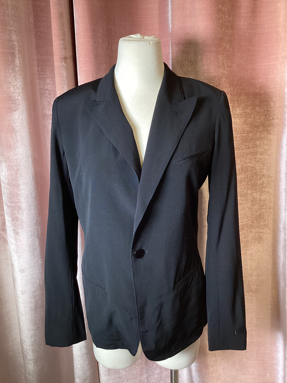 Vintage 90s Y2K Jean Paul Gaultier femme black blazer with vest