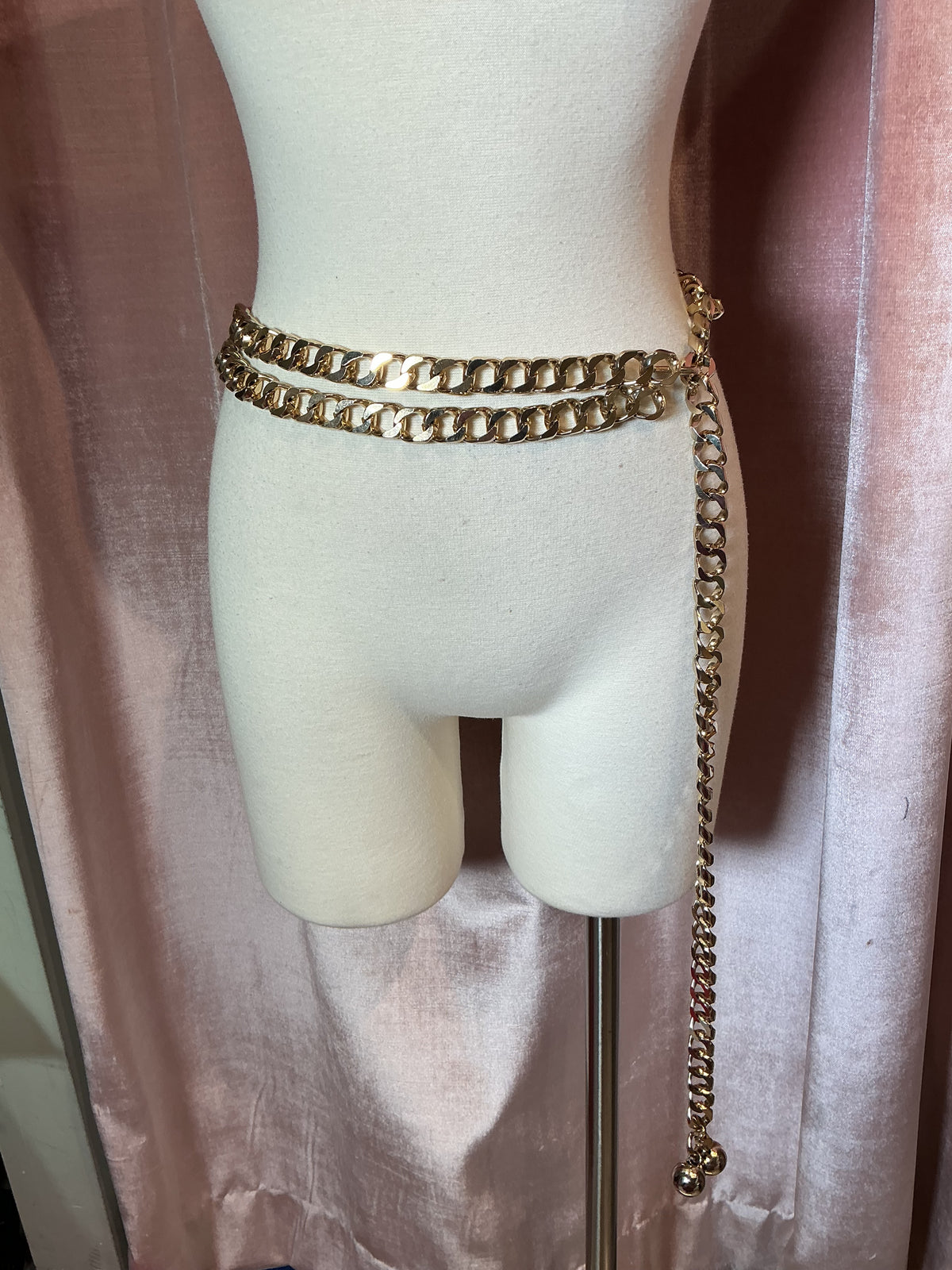 Vintage 1990’s two layer chain belt