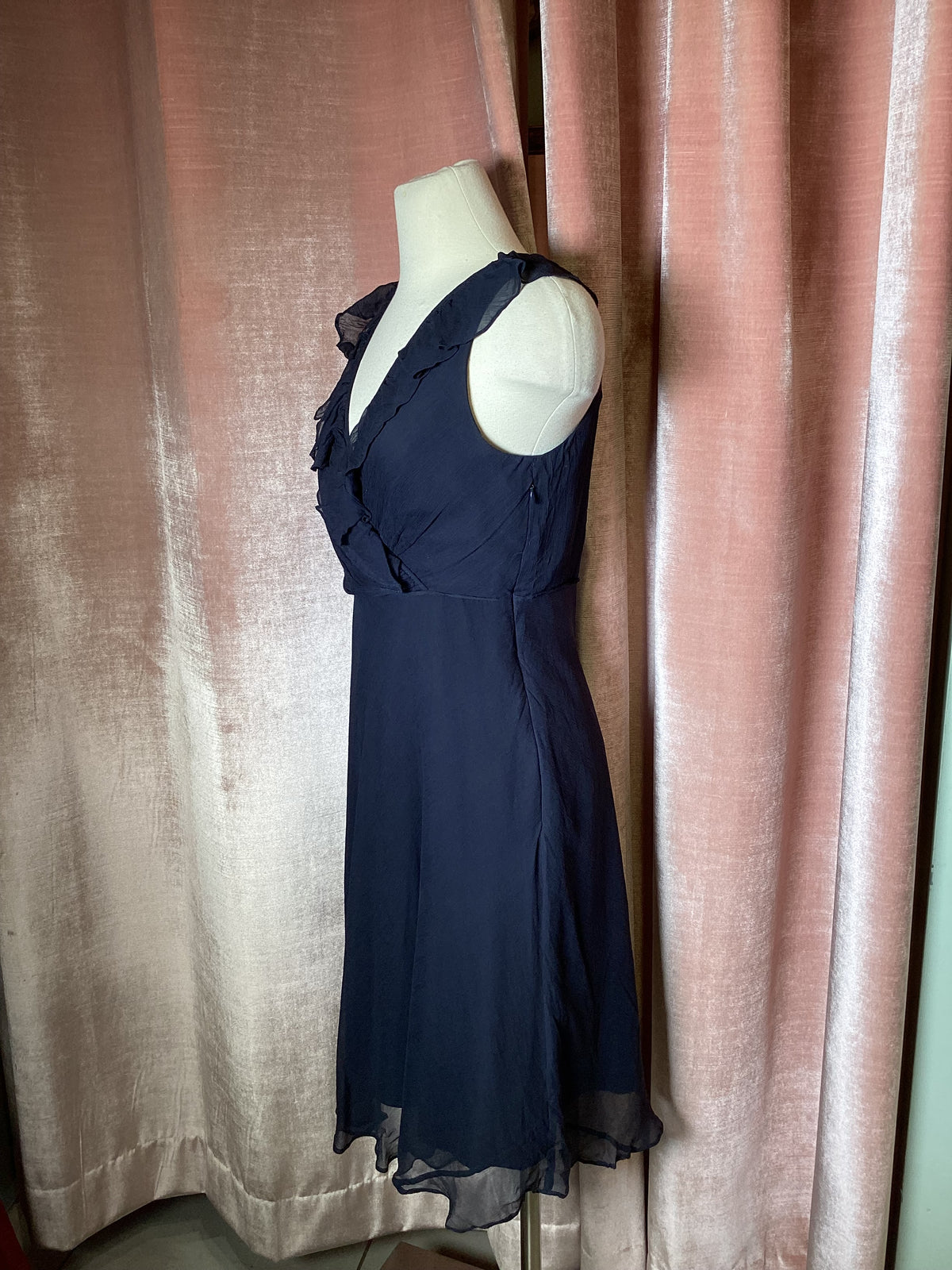 Vintage Y2K Empire Waist Babydoll Party Mini Dress