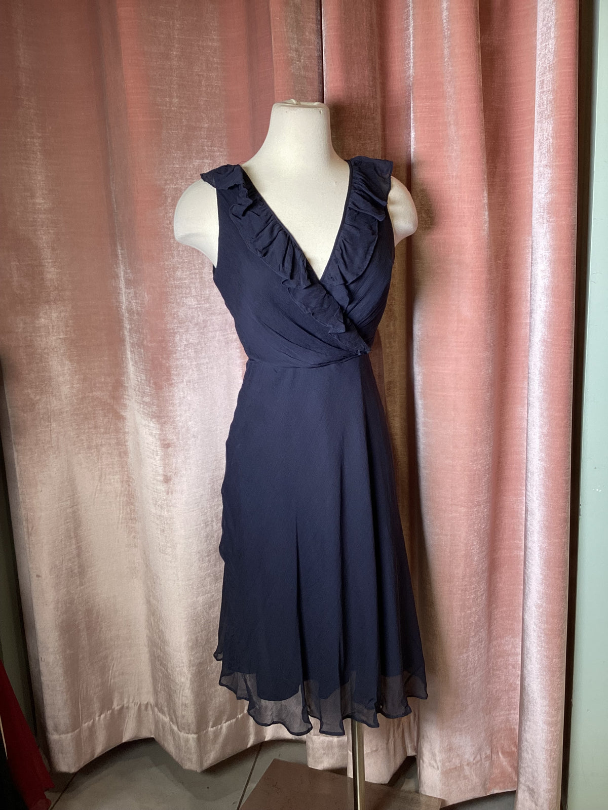 Vintage Y2K Empire Waist Babydoll Party Mini Dress