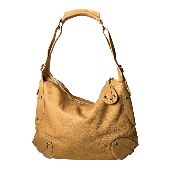 Y2K Furla Leather Hobo Shoulder Bag