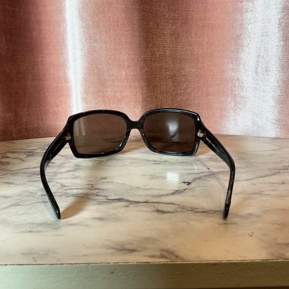 Juicy couture brown  tortoise gold sunglasses y2k vintage old stock Juicy Couture Goldie Sunglasses Y2K Tortoise Brown Oval  main image 3