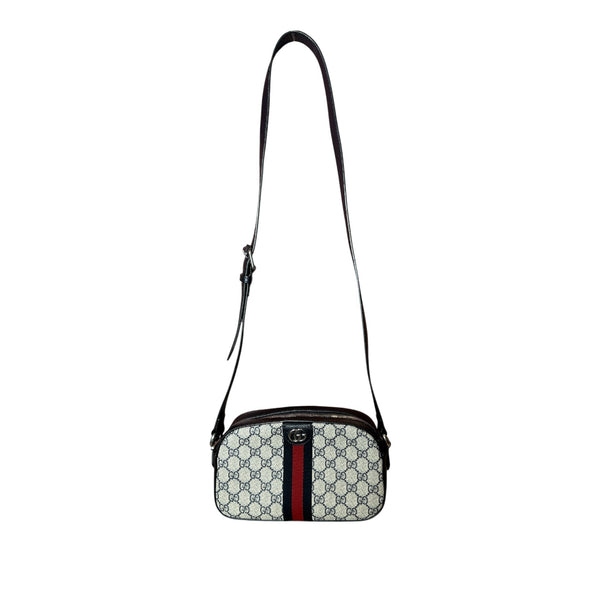 Gucci Guccissma Stripe Camera Crossbody Bag