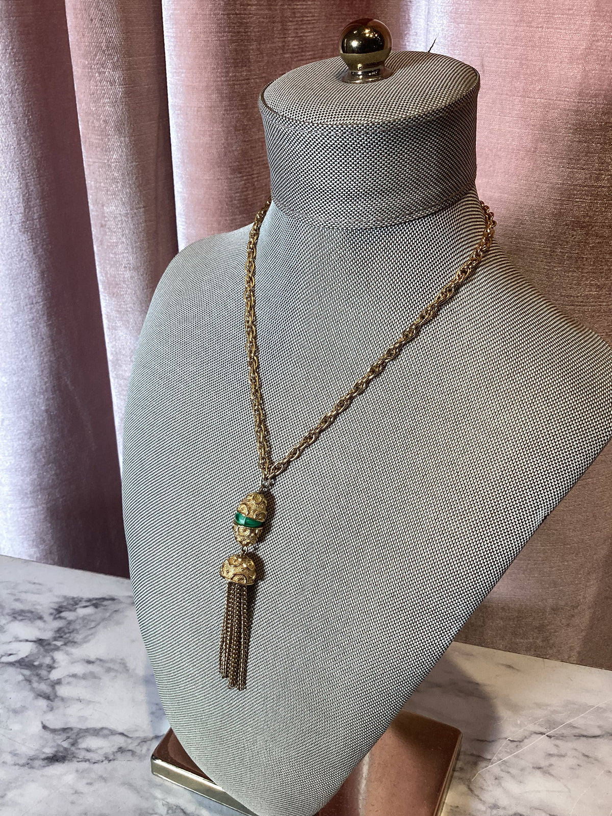 Vintage 1970s resin Leo zodiac oversized pendant