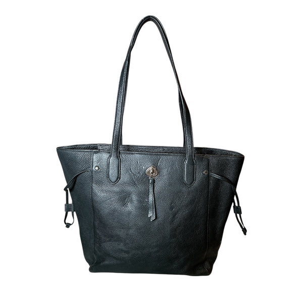 Y2K Kate Spade Black leather Tote bag