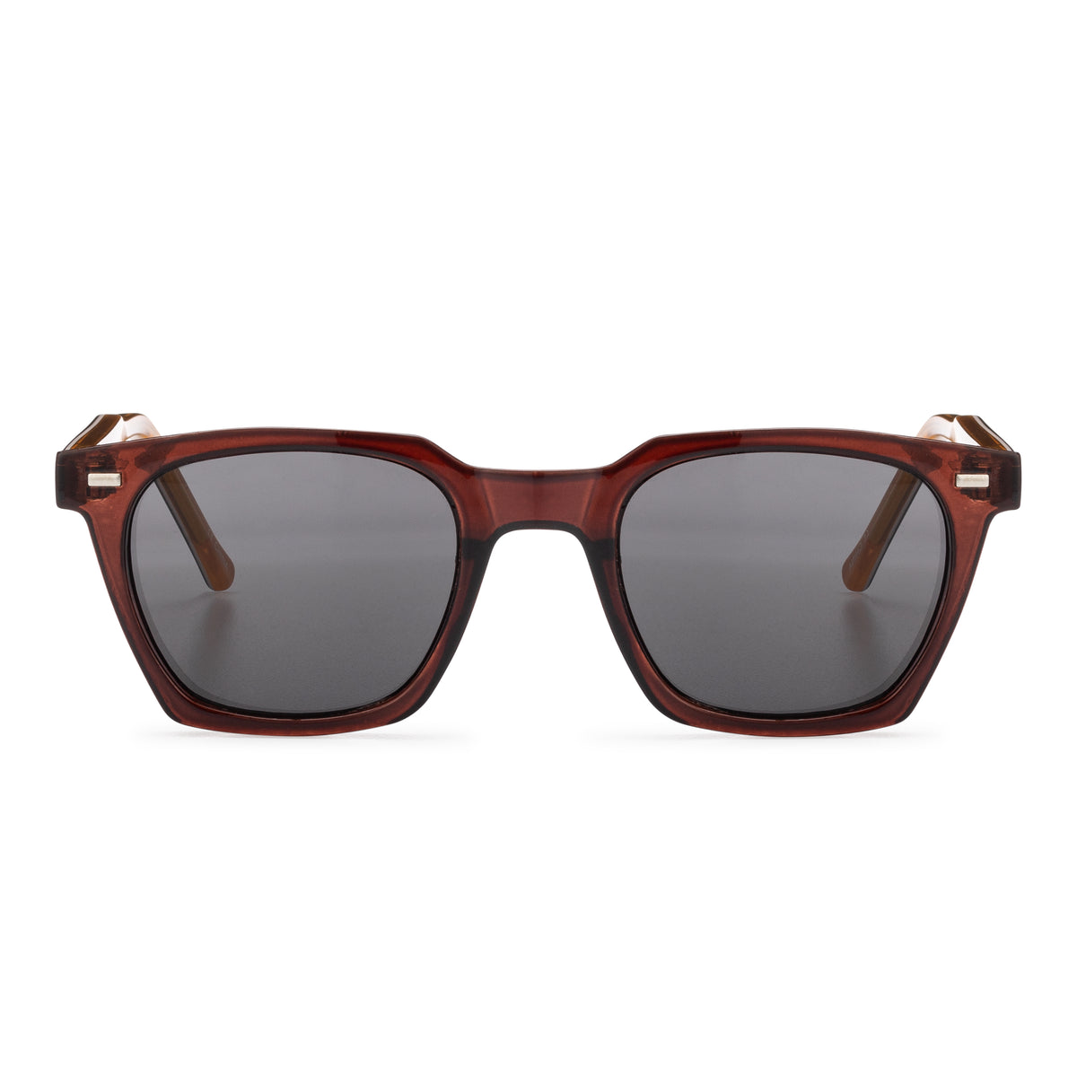 BC2 - Back From the Archives Acetate Classic Sunglasses - Brown/Black