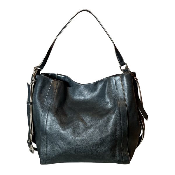 Y2K DKNY Black leather Tote Bag