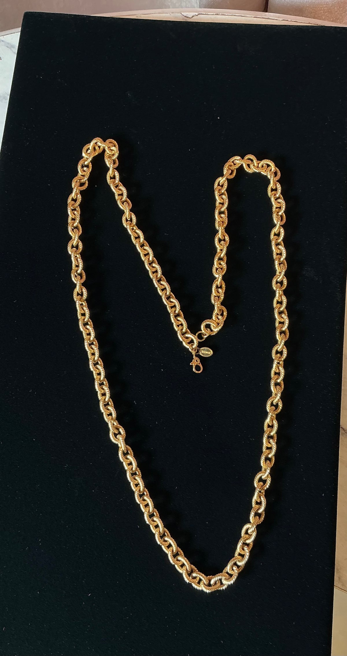 Vintage 1980s Monet chain necklace