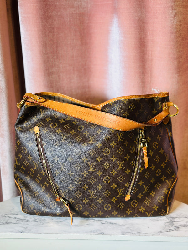 Y2K Louis Vuitton delightful GM leather monogram hobo oversized shoulder bag