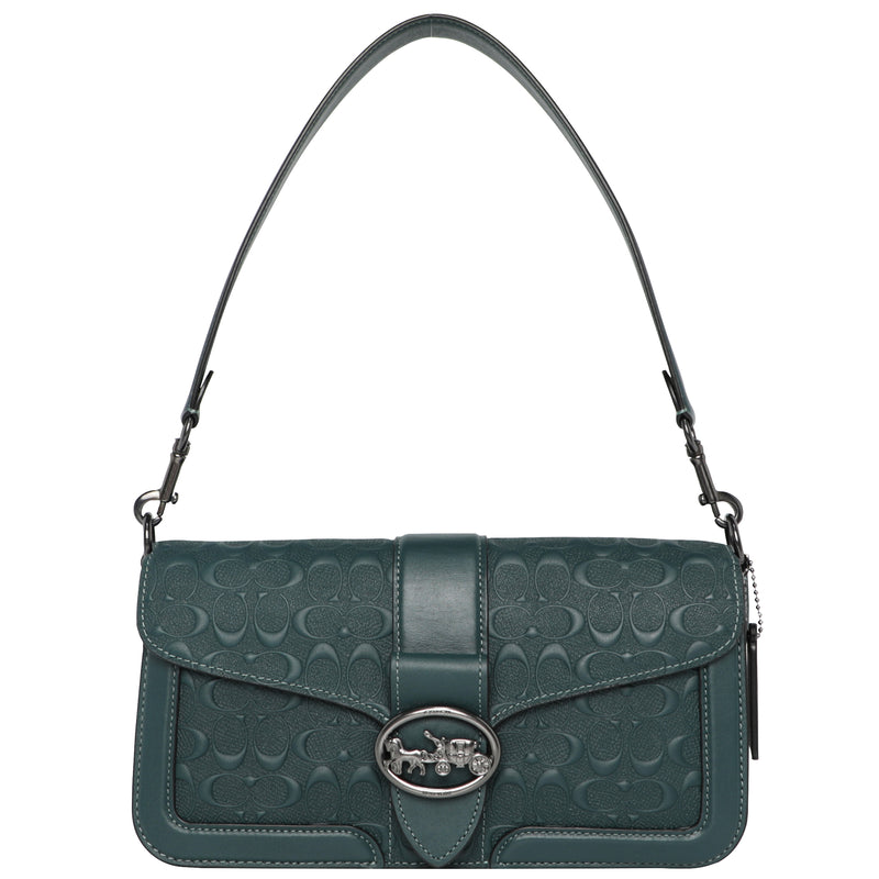 Coach Hunter Green Georgie Shoulder Bag