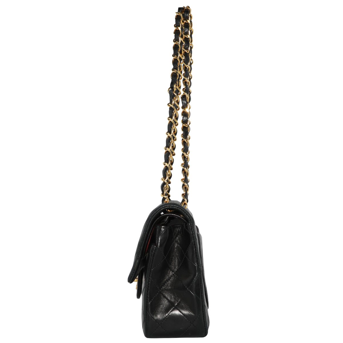 Chanel Brown Lambskin Medium Classic Double Flap Bag, 1990s France