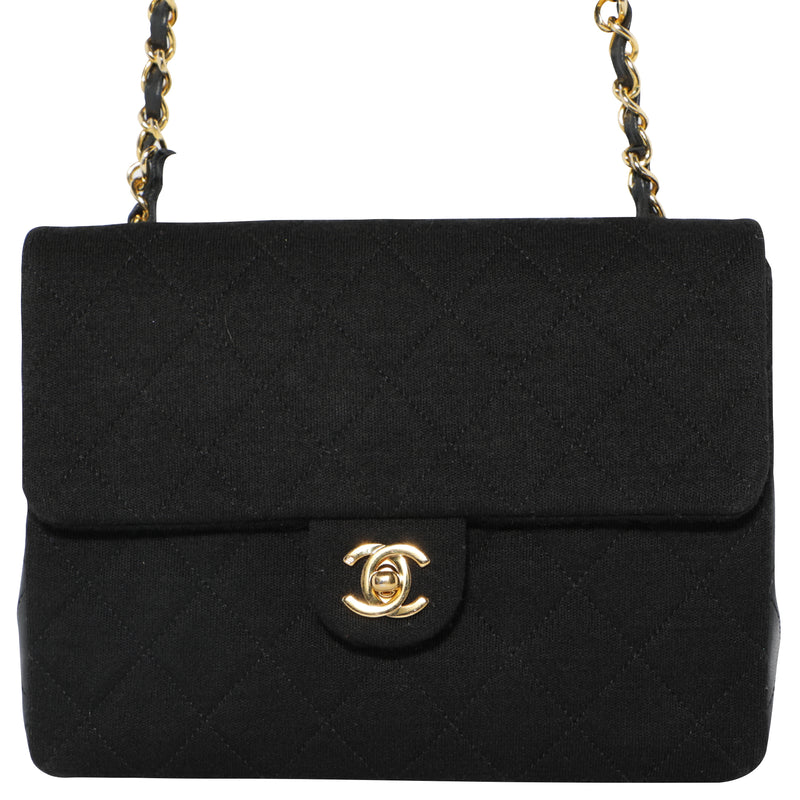Classic Chanel Quilted Jersey Lambskin Leather 2.55