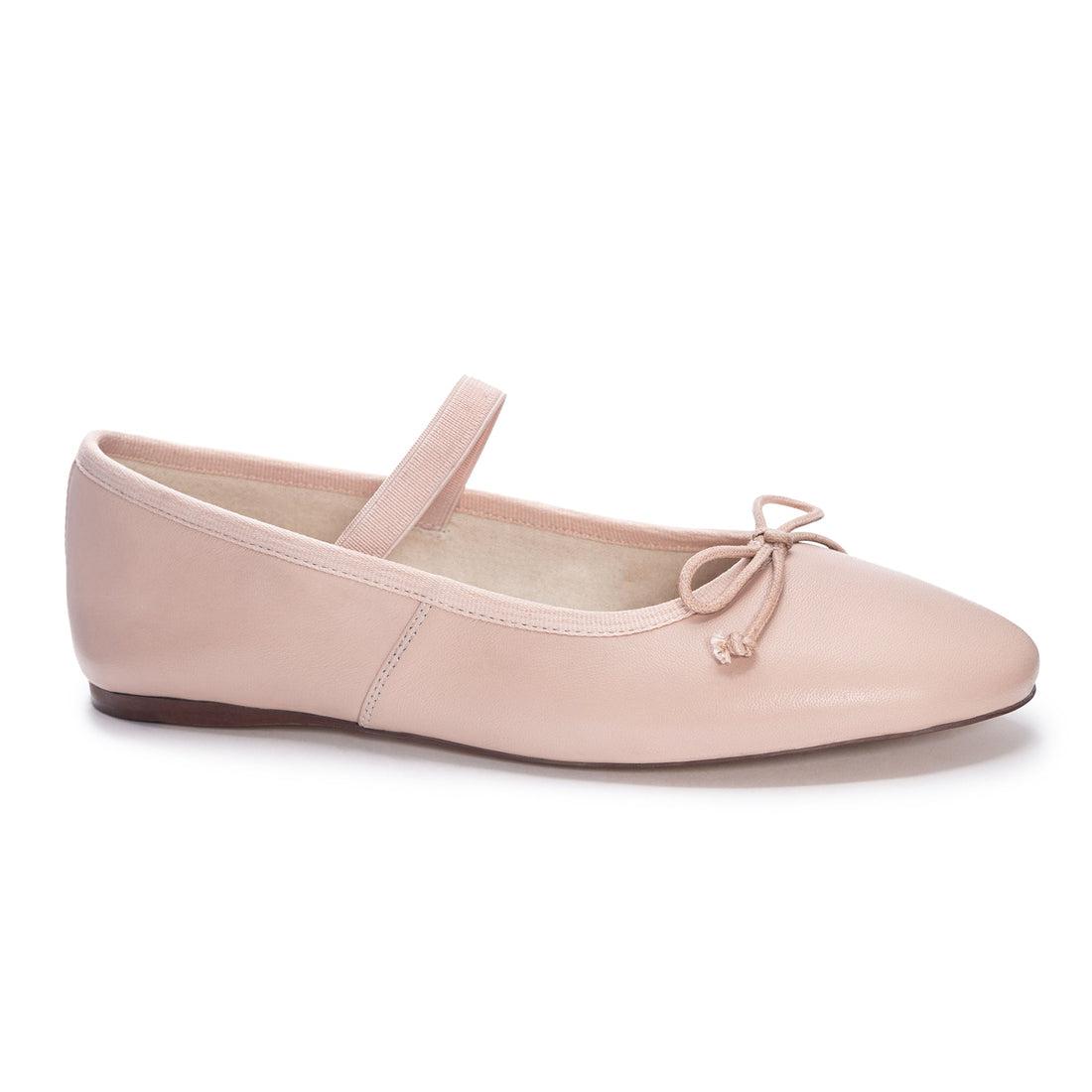 Audrey Genuine Leather Ballet Flats - Ballet Pink