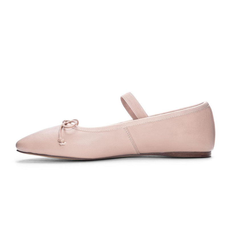 Audrey Genuine Leather Ballet Flats - Ballet Pink