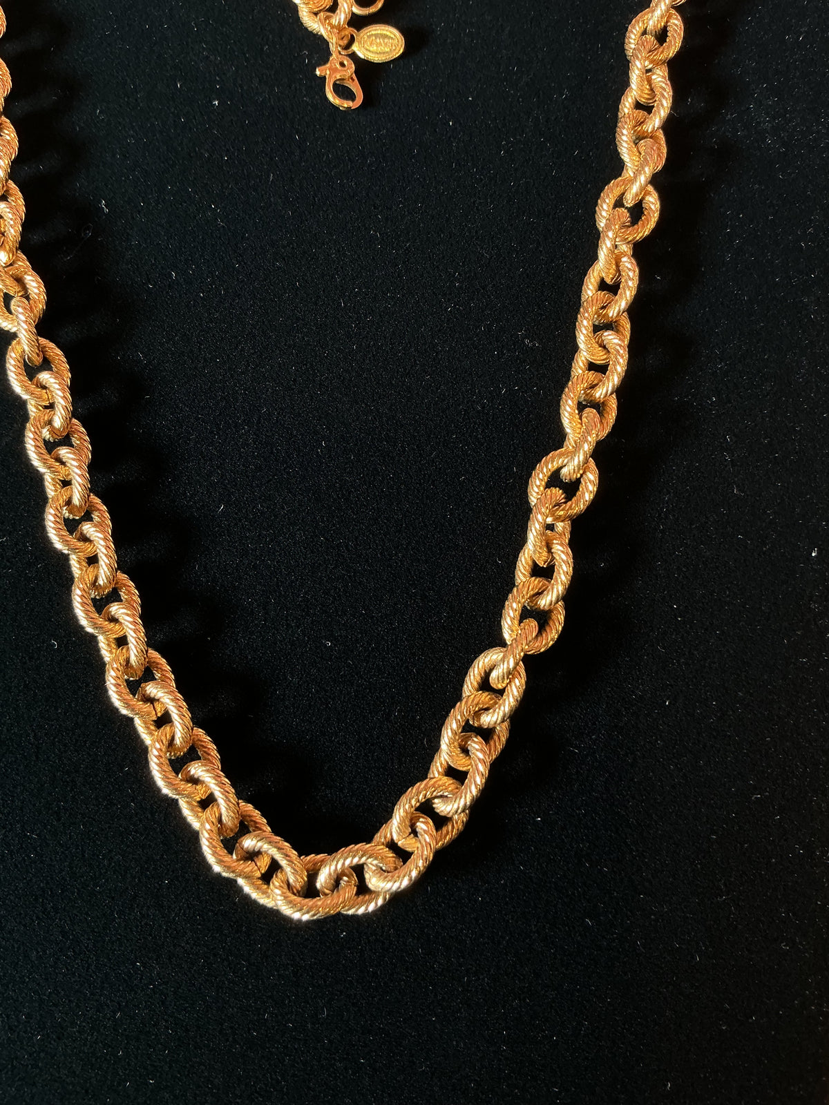 Vintage 1980s Monet chain necklace