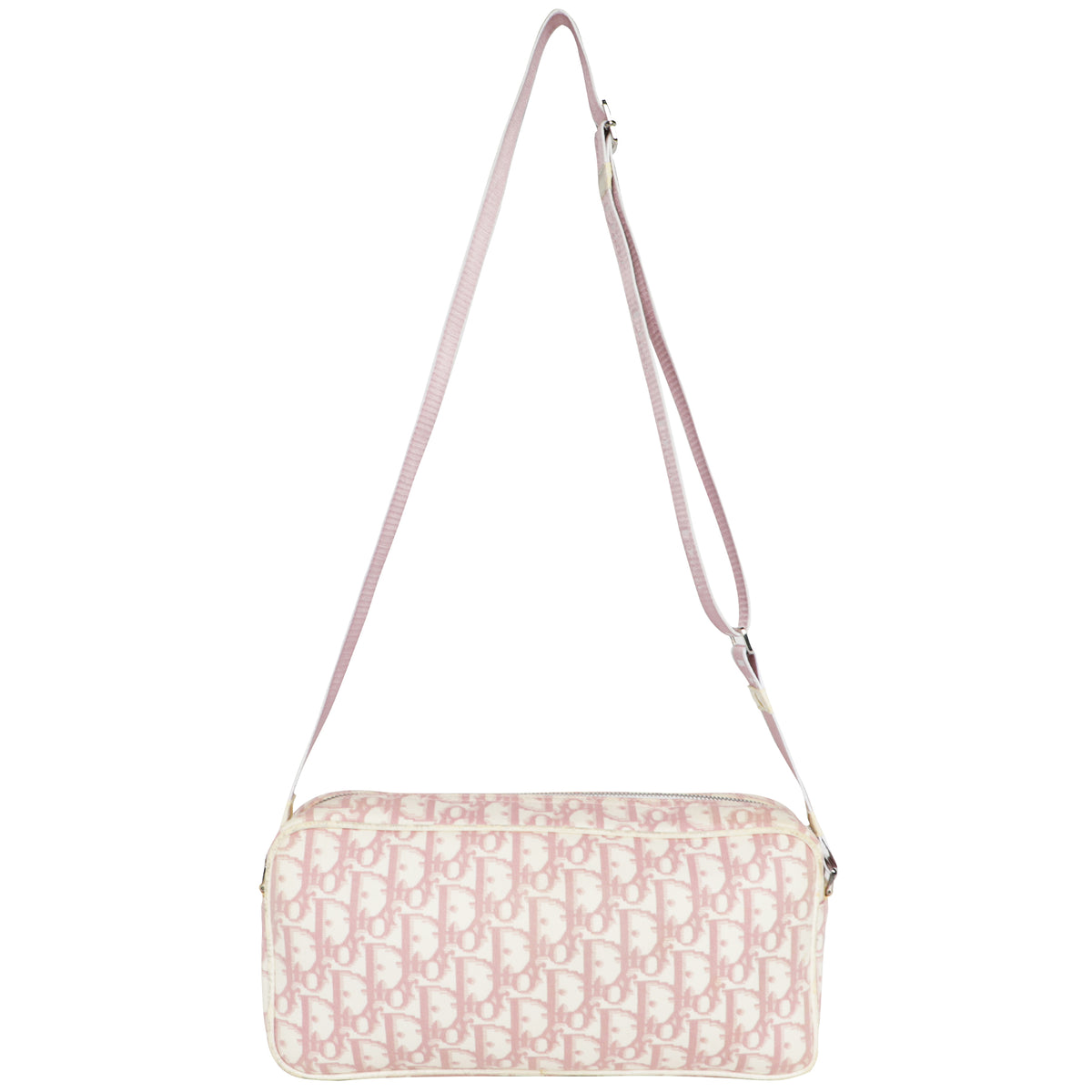Vtg Christian Dior Logo Shoulder Monogram Crossbody Bag - Pink – Mint Market