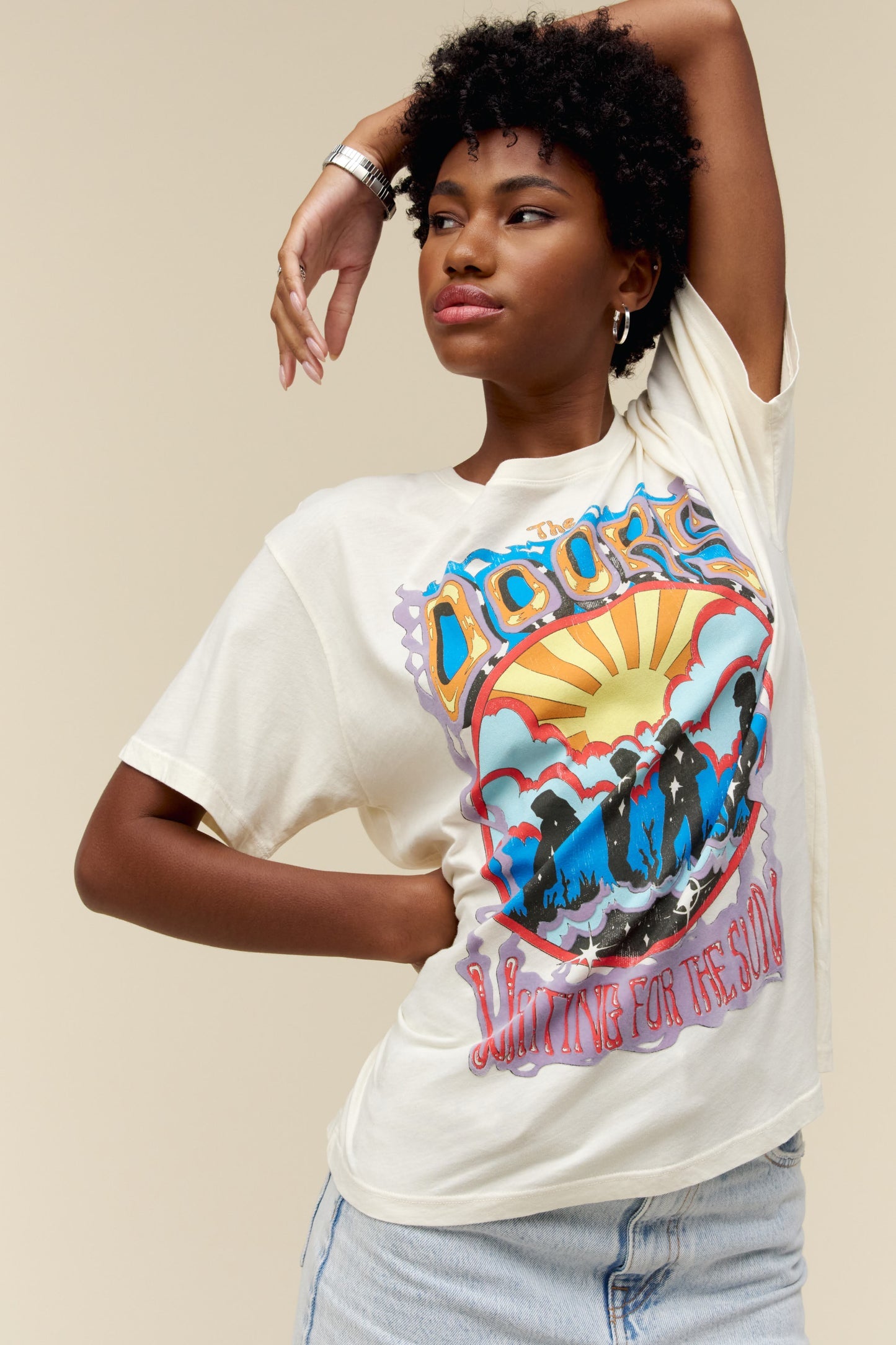 The Doors Waiting on the Sun Boyfriend Tee – Mint Market