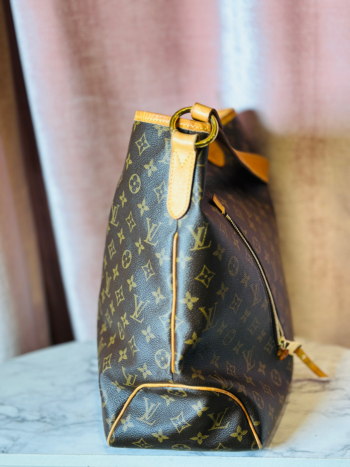 Y2K Louis Vuitton delightful GM leather monogram hobo oversized shoulder bag