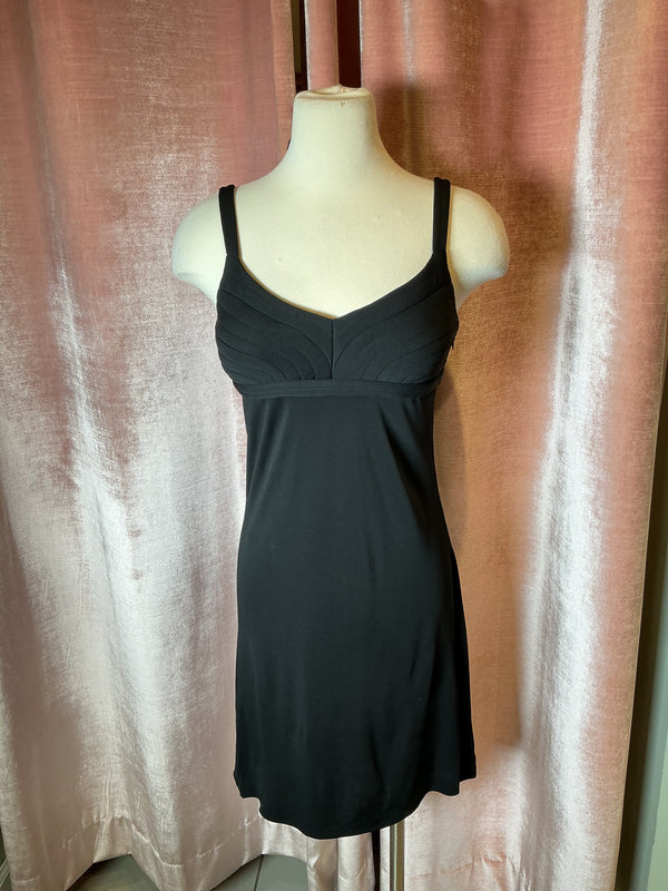 Vintage 90’s Celine silk jersey empire bust mini dress S