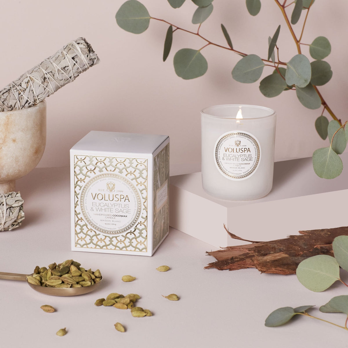 Eucalyptus & White Sage Classic Gift Box Candle