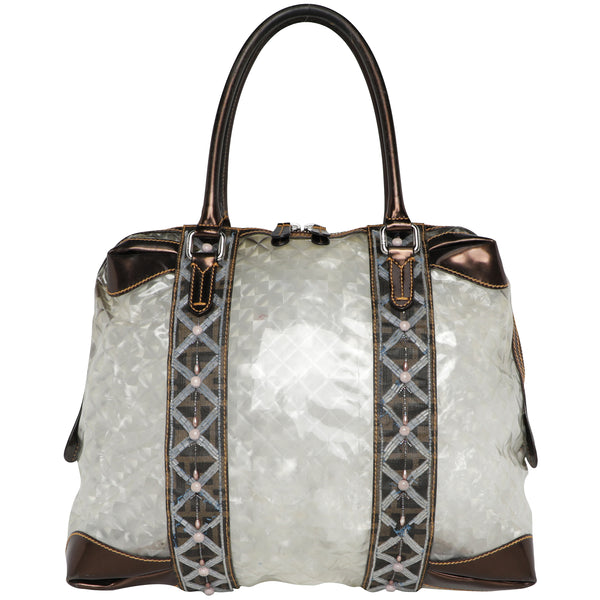 Y2K CLEAR VINYL FENDI TOTE HAG