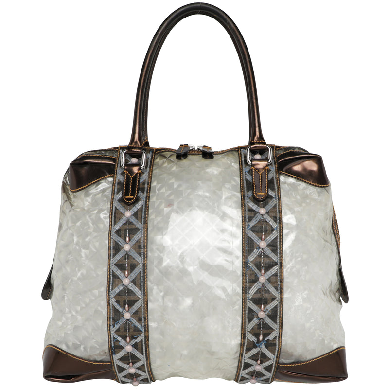 Y2K CLEAR VINYL FENDI TOTE HAG