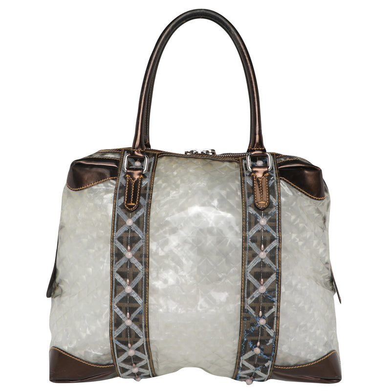 Y2K CLEAR VINYL FENDI TOTE HAG