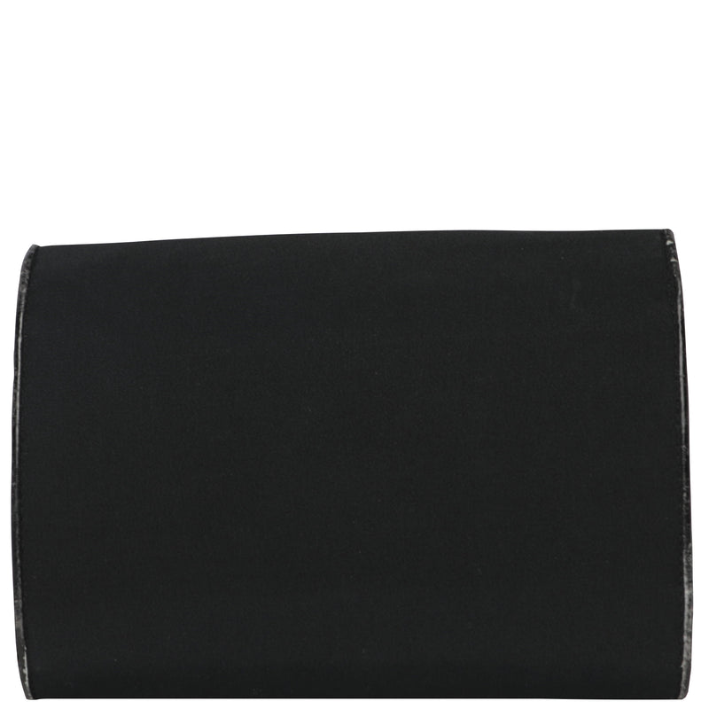 Vintage Gucci Canvas Leather Envelope Chain Strap Shoulder Bag