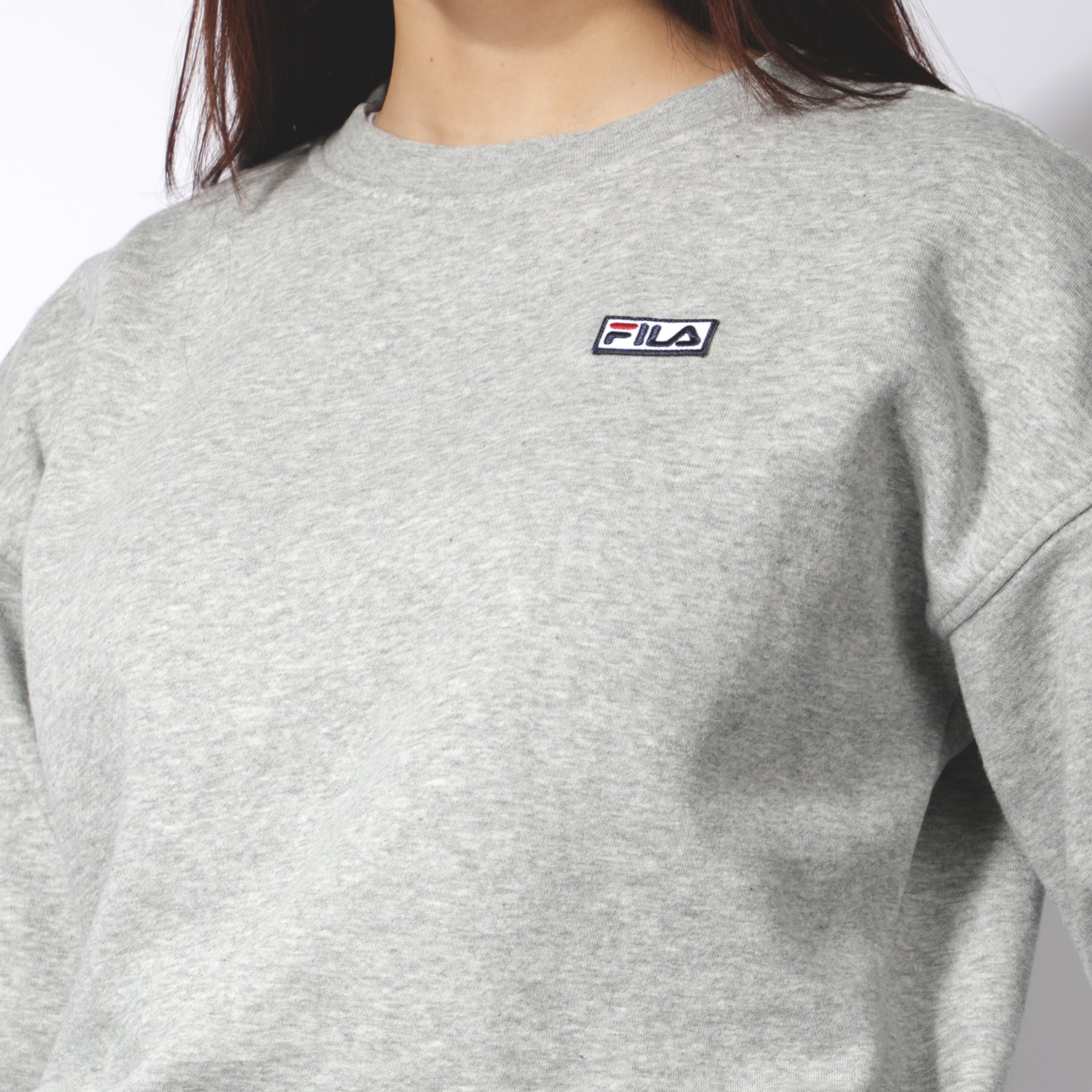 Fila grey crew best sale neck