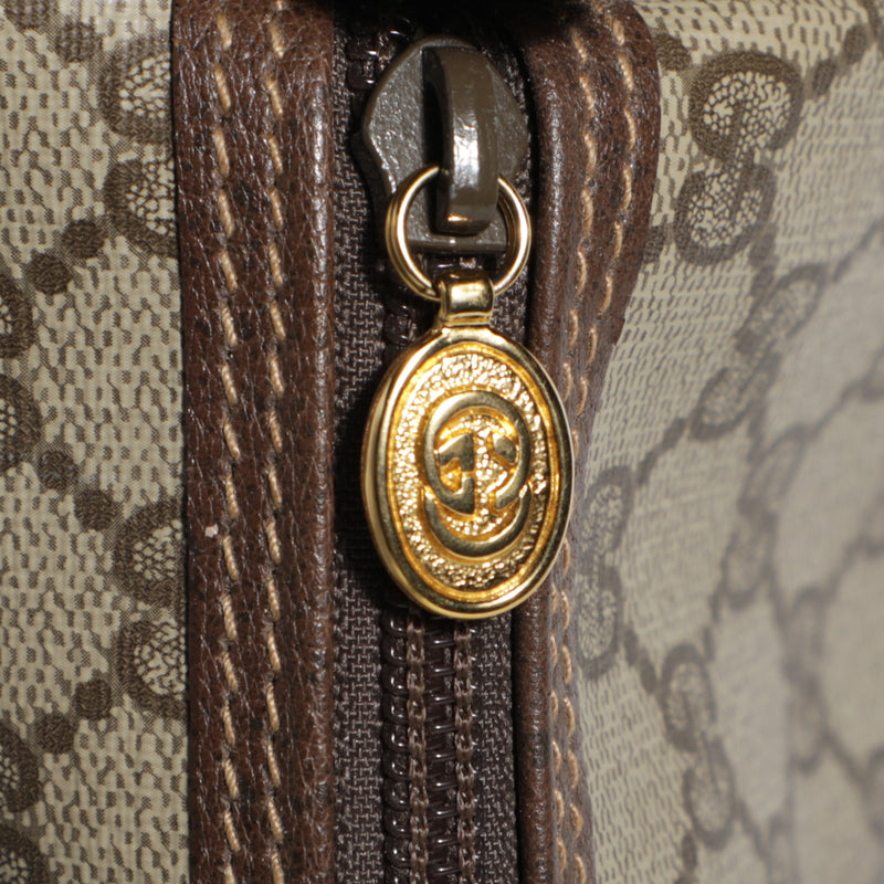 Gucci Vintage 80s Speedy Boston Leather Top Handle Bag